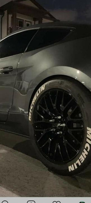 Custom permanent tire letters – Muscle Tire Lettering